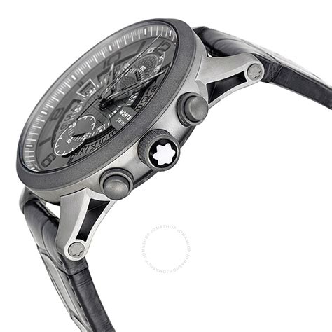 montblanc timewalker tmw titanium flyback mens watch 107338 replica|montblanc titanium 107338.